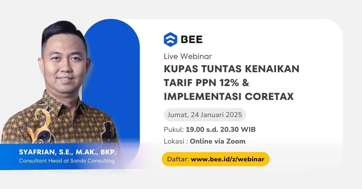 Webinar Pajak 12% Coretax Landscape