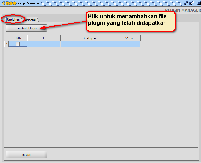 Instalasi Plugin di BeeAccounting