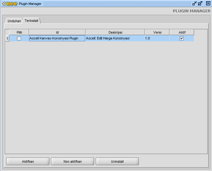 Instalasi Plugin di BeeAccounting