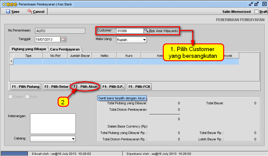 Cara Mengembalikan Uang Lebih Bayar Customer di BeeAccounting