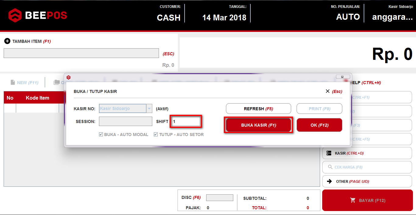 Cara Masukkan Transaksi Penjualan di Beepos Mobile Bee id